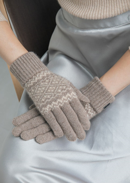 Перчатки женские из кашемира