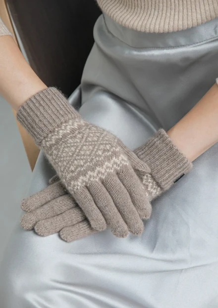 Перчатки женские из кашемира