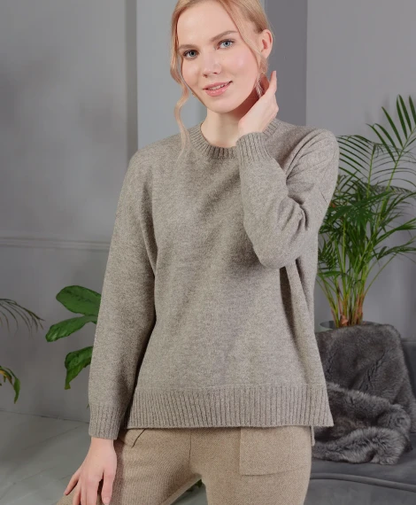 Джемпер женский из пуха яка